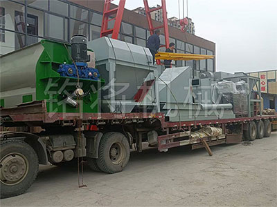 干粉砂漿生產線發(fā)貨現(xiàn)場